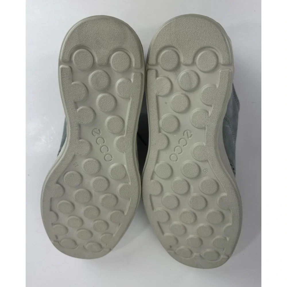 ECCO S Lite Hybrid Grey Oxford Wingtip Shoes Nubuck Brogue EU 45 Men's US 11 - Picture 15 of 16